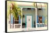 Key West Architecture - Heritage Structures in Old Town Key West - Florida-Philippe Hugonnard-Framed Stretched Canvas