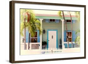 Key West Architecture - Heritage Structures in Old Town Key West - Florida-Philippe Hugonnard-Framed Photographic Print