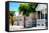 Key West Architecture - Heritage Structures in Old Town Key West - Florida-Philippe Hugonnard-Framed Stretched Canvas