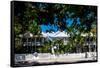 Key West Architecture - Heritage Structures in Old Town Key West - Florida-Philippe Hugonnard-Framed Stretched Canvas