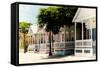 Key West Architecture - Heritage Structures in Old Town Key West - Florida-Philippe Hugonnard-Framed Stretched Canvas