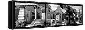 Key West Architecture - Heritage Structures in Old Town Key West - Florida-Philippe Hugonnard-Framed Stretched Canvas