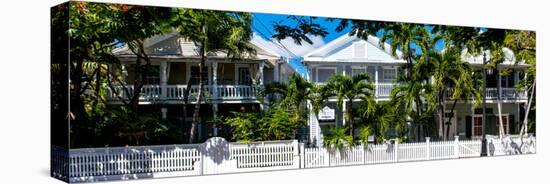 Key West Architecture - Heritage Structures in Old Town Key West - Florida-Philippe Hugonnard-Stretched Canvas