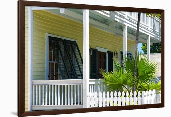 Key West Architecture - Heritage Structures in Old Town Key West - Florida-Philippe Hugonnard-Framed Photographic Print