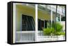 Key West Architecture - Heritage Structures in Old Town Key West - Florida-Philippe Hugonnard-Framed Stretched Canvas