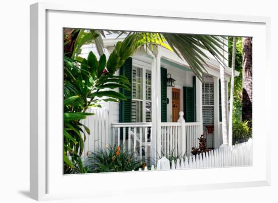 Key West Architecture - Heritage Structures in Old Town Key West - Florida-Philippe Hugonnard-Framed Photographic Print