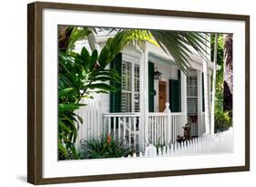 Key West Architecture - Heritage Structures in Old Town Key West - Florida-Philippe Hugonnard-Framed Photographic Print