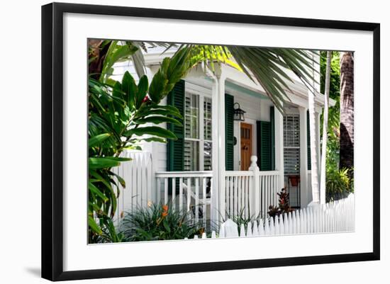 Key West Architecture - Heritage Structures in Old Town Key West - Florida-Philippe Hugonnard-Framed Photographic Print