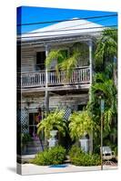 Key West Architecture - Heritage Structures in Old Town Key West - Florida-Philippe Hugonnard-Stretched Canvas