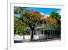 Key West Architecture - Heritage Structures in Old Town Key West - Florida-Philippe Hugonnard-Framed Photographic Print