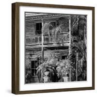 Key West Architecture - Heritage Structures in Old Town Key West - Florida-Philippe Hugonnard-Framed Photographic Print