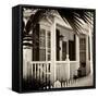 Key West Architecture - Heritage Structures in Old Town Key West - Florida-Philippe Hugonnard-Framed Stretched Canvas