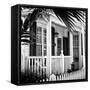 Key West Architecture - Heritage Structures in Old Town Key West - Florida-Philippe Hugonnard-Framed Stretched Canvas