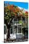 Key West Architecture - Heritage Structures in Old Town Key West - Florida-Philippe Hugonnard-Stretched Canvas