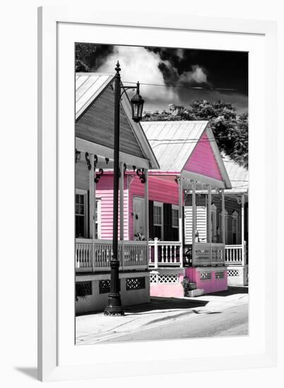 Key West Architecture - The Pink House - Florida-Philippe Hugonnard-Framed Photographic Print