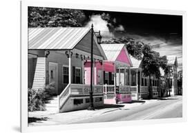 Key West Architecture - The Pink House - Florida-Philippe Hugonnard-Framed Photographic Print