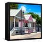 Key West Architecture - The Pink House - Florida-Philippe Hugonnard-Framed Stretched Canvas