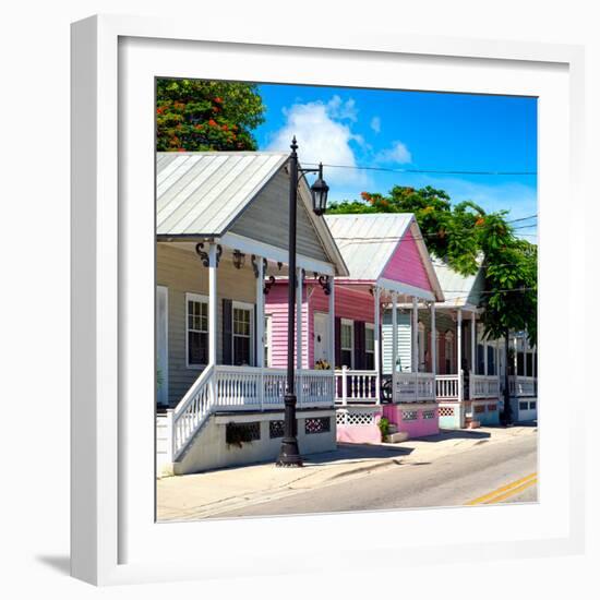 Key West Architecture - The Pink House - Florida-Philippe Hugonnard-Framed Photographic Print