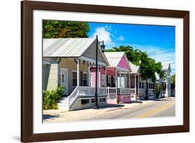 Key West Architecture - The Pink House - Florida-Philippe Hugonnard-Framed Photographic Print