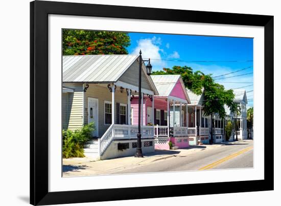 Key West Architecture - The Pink House - Florida-Philippe Hugonnard-Framed Photographic Print