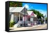 Key West Architecture - The Pink House - Florida-Philippe Hugonnard-Framed Stretched Canvas