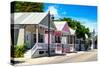 Key West Architecture - The Pink House - Florida-Philippe Hugonnard-Stretched Canvas