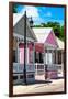 Key West Architecture - The Pink House - Florida-Philippe Hugonnard-Framed Photographic Print