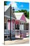 Key West Architecture - The Pink House - Florida-Philippe Hugonnard-Stretched Canvas