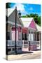 Key West Architecture - The Pink House - Florida-Philippe Hugonnard-Stretched Canvas