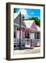 Key West Architecture - The Pink House - Florida-Philippe Hugonnard-Framed Photographic Print