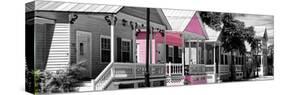 Key West Architecture - The Pink House - Florida-Philippe Hugonnard-Stretched Canvas