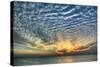 Key West Blue Sunset II-Robert Goldwitz-Stretched Canvas