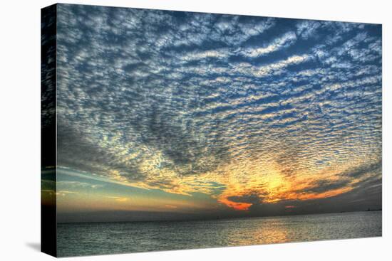 Key West Blue Sunset II-Robert Goldwitz-Stretched Canvas
