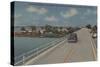 Key West, FL - Highway between Mainland & Keys-Lantern Press-Stretched Canvas