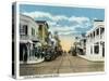 Key West, Florida - Duval Street West Scene-Lantern Press-Stretched Canvas