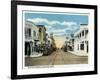 Key West, Florida - Duval Street West Scene-Lantern Press-Framed Art Print