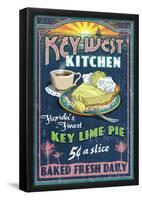 Key West, Florida - Key Lime Pie-null-Framed Poster
