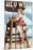 Key West, Florida - Lifeguard Pinup Girl-Lantern Press-Mounted Art Print