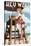 Key West, Florida - Lifeguard Pinup Girl-Lantern Press-Stretched Canvas