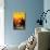 Key West, Florida - Sunset and Ship-Lantern Press-Mounted Art Print displayed on a wall