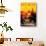 Key West, Florida - Sunset and Ship-Lantern Press-Stretched Canvas displayed on a wall