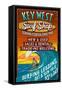 Key West, Florida - Surf Shop-Lantern Press-Framed Stretched Canvas
