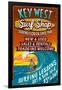 Key West, Florida - Surf Shop-Lantern Press-Framed Art Print