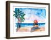 Key West Florida USA Southernmost Point of The USA-M. Bleichner-Framed Art Print