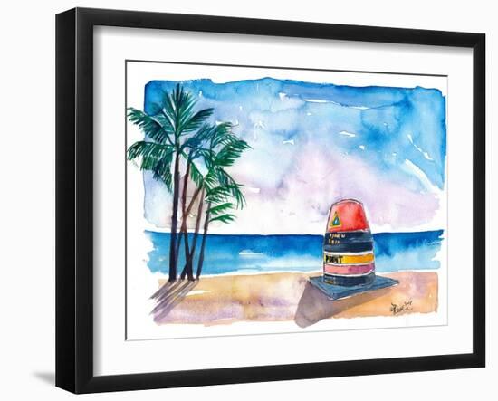 Key West Florida USA Southernmost Point of The USA-M. Bleichner-Framed Art Print