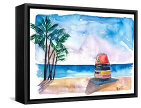 Key West Florida USA Southernmost Point of The USA-M. Bleichner-Framed Stretched Canvas