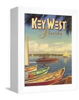 Key West Florida-Kerne Erickson-Framed Stretched Canvas