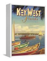 Key West Florida-Kerne Erickson-Framed Stretched Canvas