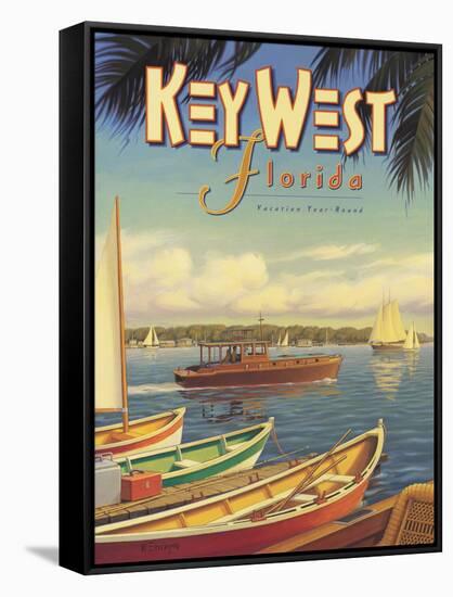 Key West Florida-Kerne Erickson-Framed Stretched Canvas