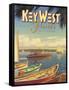 Key West Florida-Kerne Erickson-Framed Stretched Canvas